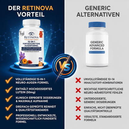 Retinova 15-in-1- Fortschrittliche Formel für die Augen